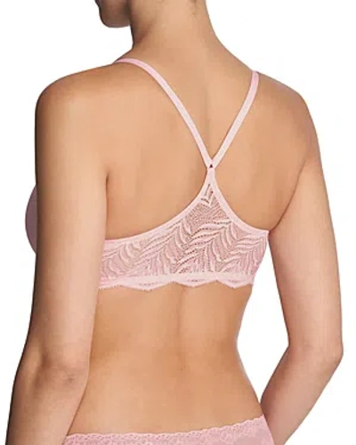 Natori Lush Front Close Bra In Peony/white