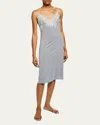 Natori Luxe Shangri-la Nightgown In Gray