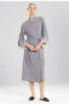 Natori Luxe Shangri-la Robe In Gray