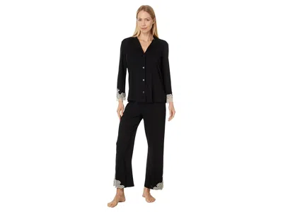 Natori Luxe Shangri-la Pj In Black