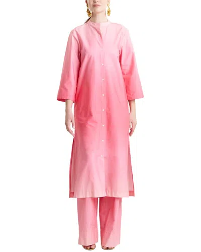 Natori Mandarin Tunic In Pink