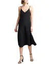 Natori Women's V-neck Sleeveless Scuba Crepe Midi Dress