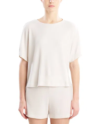 Natori Mila Waffle Everywhere Wedge Top In White