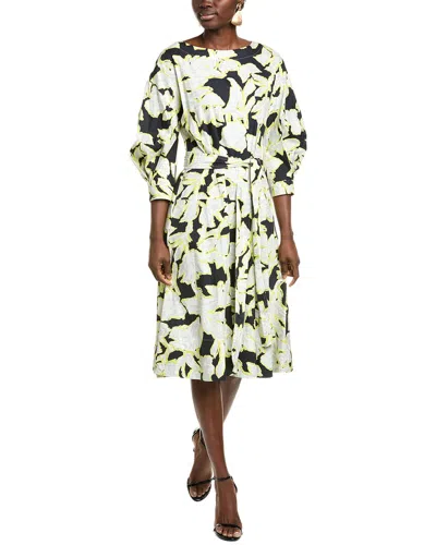 Natori Misty Floral Midi Dress