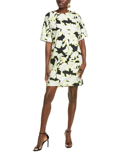 NATORI MISTY FLORAL MINI DRESS