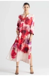 Natori Mizuki Slim Caftan In Multi