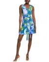 Natori Multi Floral Mini Dress