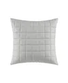 Natori N  Cocoon Quilt Top Sham, European In Gray