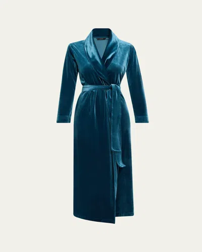 Natori Natalie Long Velvet Robe