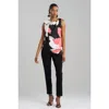 Natori Origami Top In Pink/black