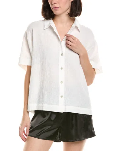 Natori Onsen Button-down Shirt In White