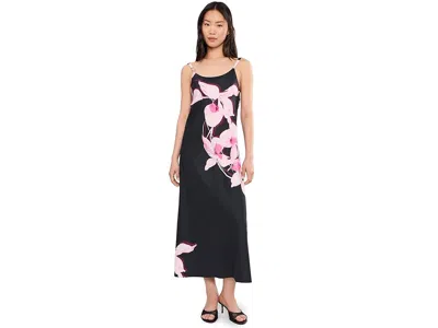 Natori Orchida Gown In Black