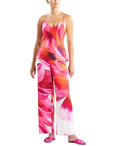 Natori Palau Printed Charmeuse Cami Pj Set In Multi