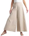 Natori Tech Cotton Taffeta Palazzo Pants In Neutral