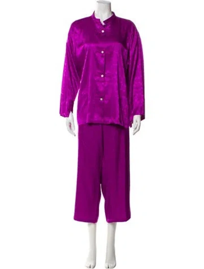 Pre-owned Natori Pant Set In Purple