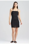 Natori Peony Allover Lace Chemise In Black