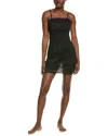 Natori Peony Allover Lace Chemise In Black