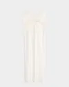 Natori Peony Glamour Lace-trim Nightgown In White
