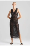 Natori Peony Gown In Black