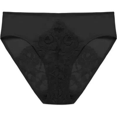 NATORI NATORI PEONY LACE & MESH HIPSTER PANTIES