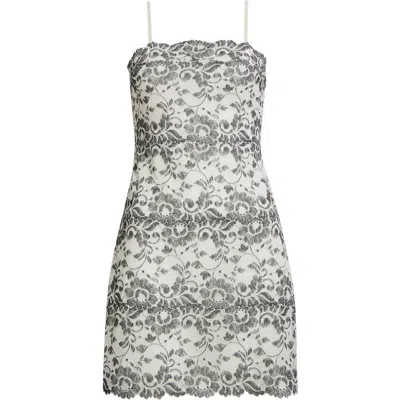 Natori Peony Lace Chemise In Multi