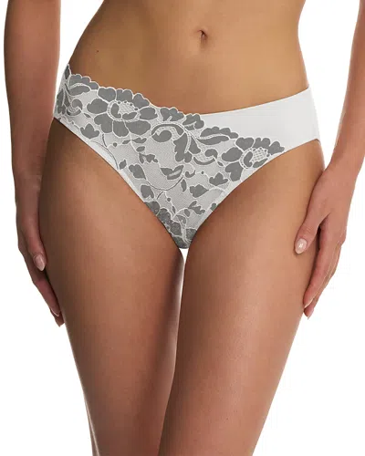 Natori Peony Lace Trim Bikini In Multi