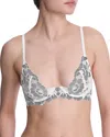 Natori Peony Unlined Lace Underwire Bra In Multi