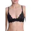 Natori Peony Unlined Lace Underwire Bra In Black