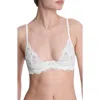 Natori Peony Unlined Lace Underwire Bra In Light Ivory