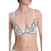 Natori Peony Unlined Lace Underwire Bra In Multi