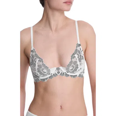 Natori Peony Unlined Lace Underwire Bra In Multi