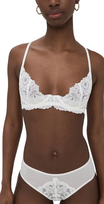 Natori Peony Unlined Underwire Bra Light Ivory