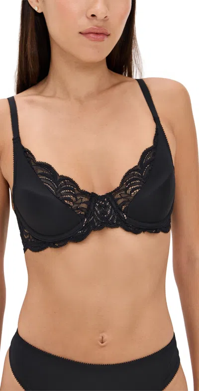 Natori Persuasion Convertible Plunge T-shirt Bra Black