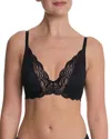 Natori Persuasion Lace Convertible Plunge T-shirt Bra In Black