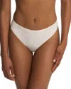 Natori Persuasion Stretch Lace Minimal Rear Coverage Thong In White