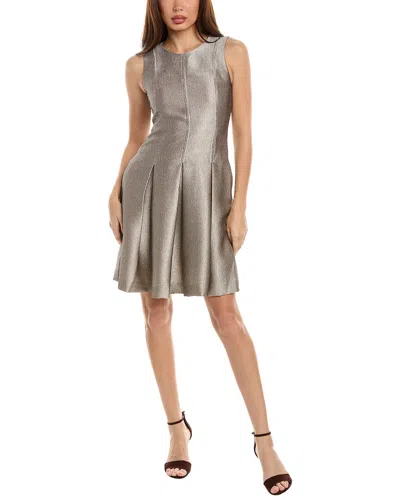 NATORI PLEATED DRESS