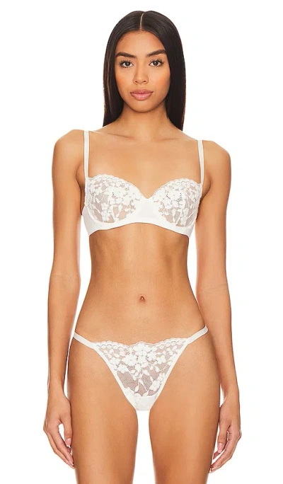 Natori Plush Romance Balconette Bra In Light