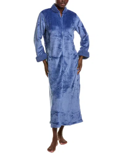 Natori Plush Sherpa Lounger In Blue