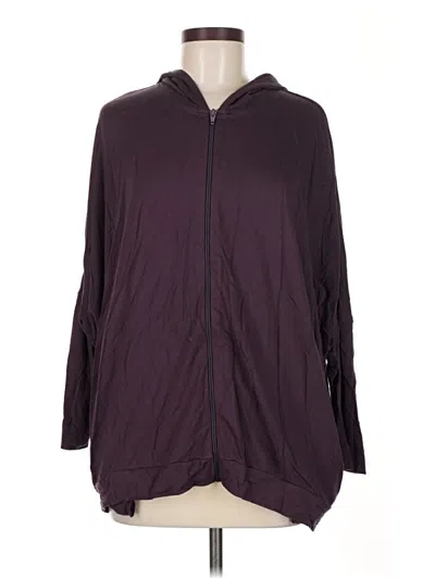 Pre-owned Natori Poncho In Purple