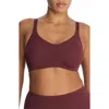 Natori Power Comfort Underwire Sports Bra In Grape Wine