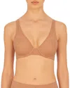 Natori Pretty Smooth Underwire Contour Bra In Buff