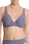 Natori Pretty Smooth Full Fit Smoothing T-shirt Bra In Purple
