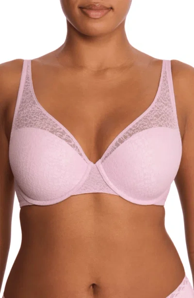 Natori Pretty Smooth Lace Underwire T-shirt Bra