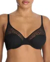 Natori Pretty Smooth Seamless Underwire Bra In Black