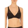 Natori Pretty Smooth Full Fit Smoothing Contour Underwire Bra In Black