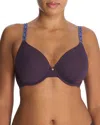 Natori Pure Luxe Custom Coverage Contour Underwire Bra In Multi