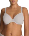 Natori Pure Luxe Contour Underwire Bra In Vapor/blue