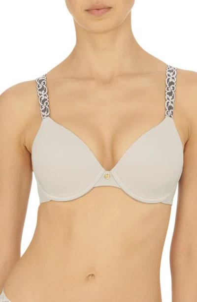 Natori Pure Luxe Plunge Underwire T-shirt Bra In Multi