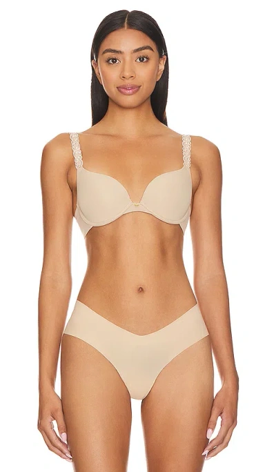 Natori Pure Luxe Push-up Underwire In Cafe