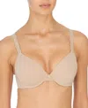 Natori Sheer Jacquard Full Fit Contour Underwire Bra In Cafe (nude 5)